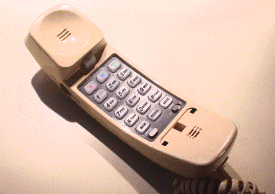 A touch tone phone